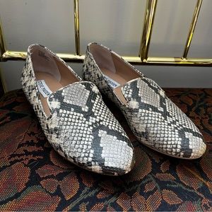 Steve Madden | Snake Print Loafers
